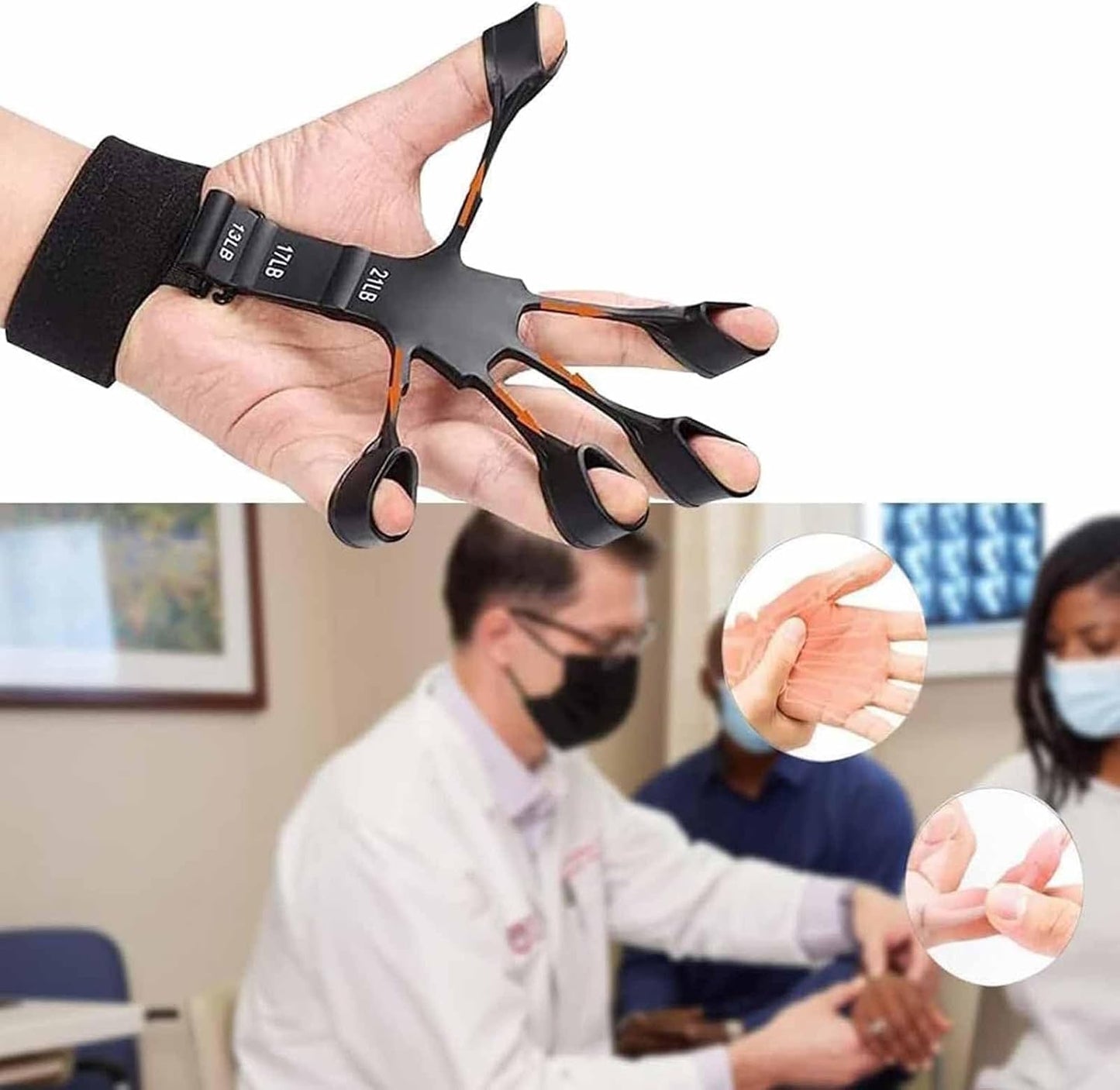 Entrenador y Rehabilitador de Dedos