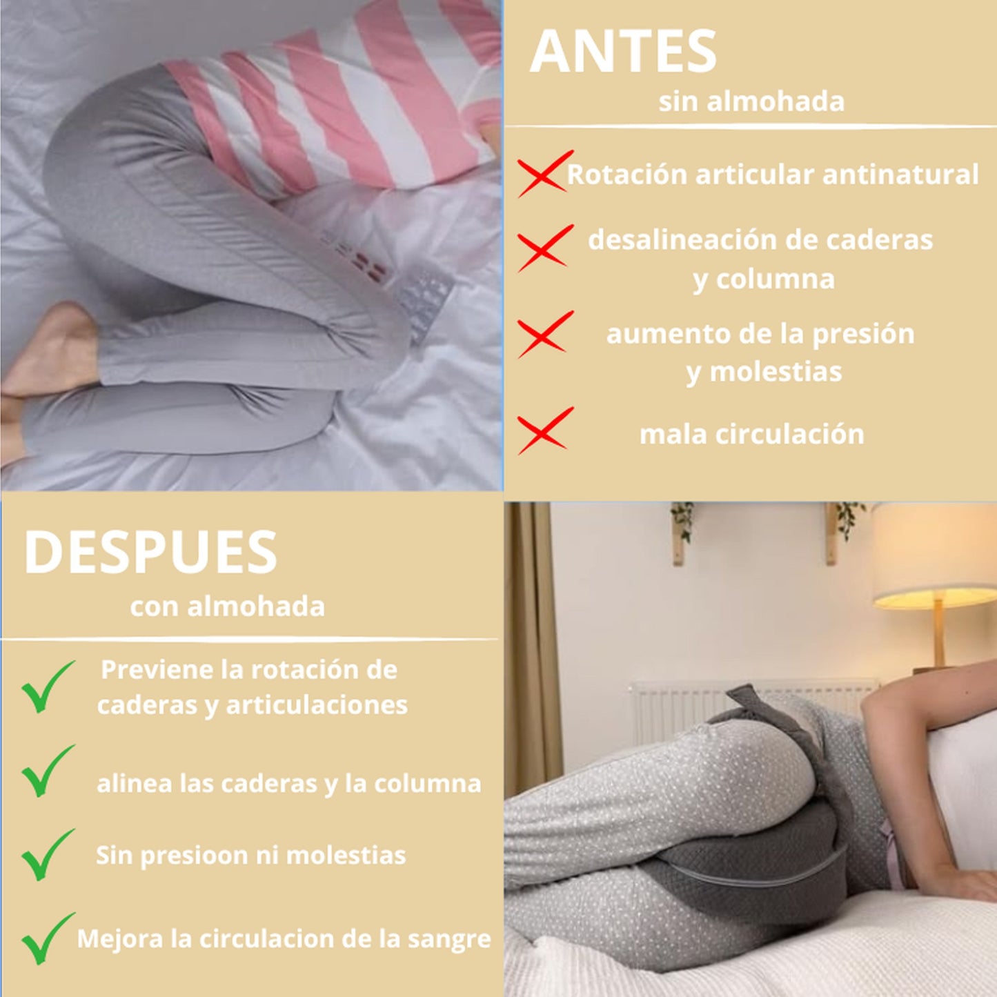 Almohada para cadera
