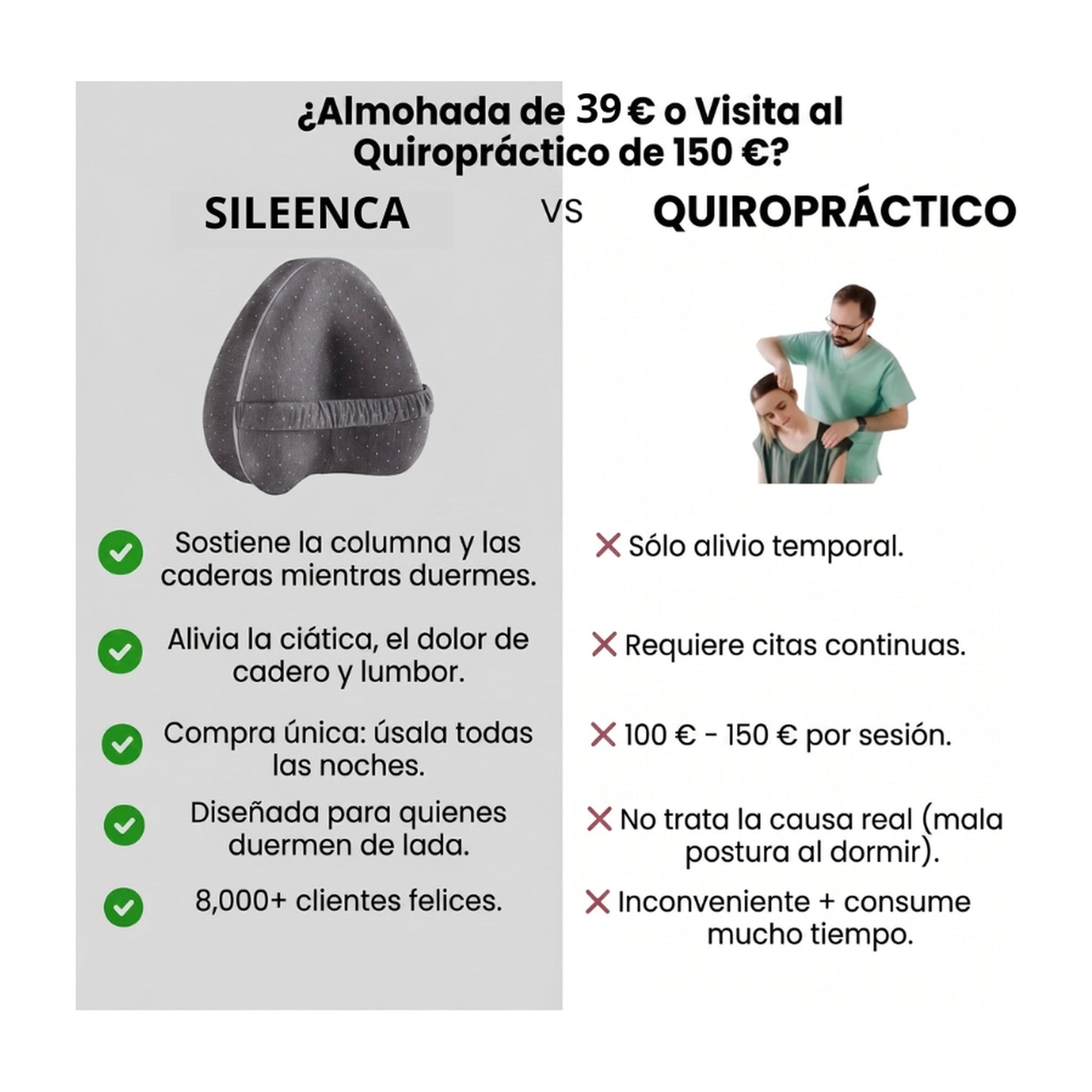 Almohada para cadera